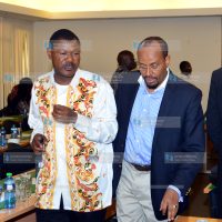 Bungoma Senator Moses Wetangula and Mandera Senator Billow Kerrow