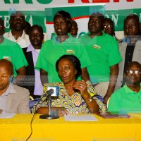 Narc Kenya party leader Martha Karua with National Executive Committee and top party leaders