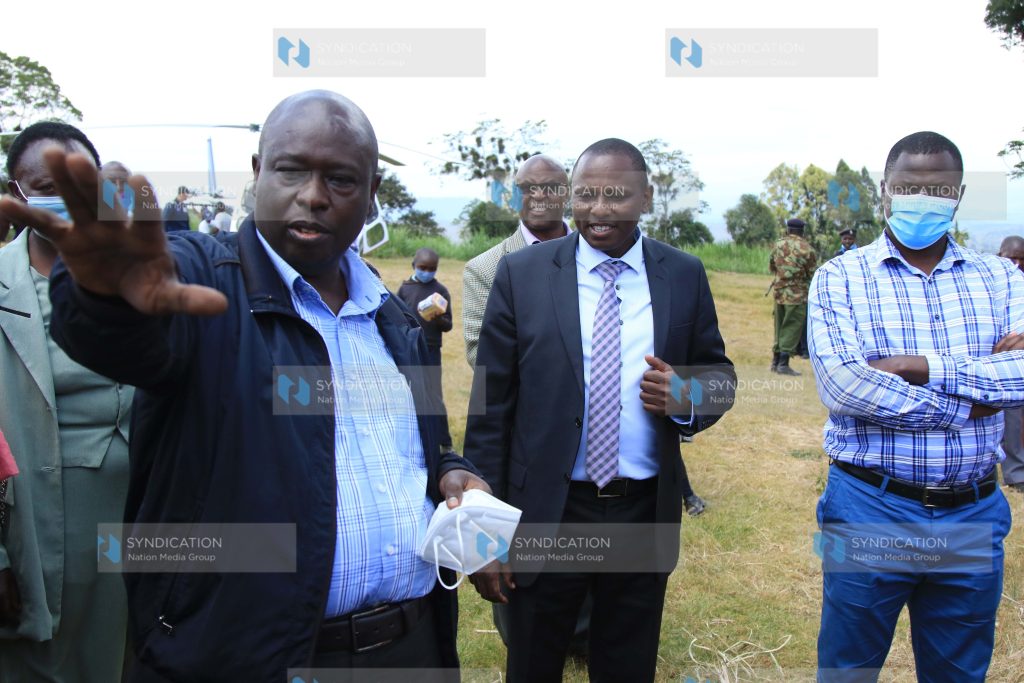 Burial of the immediate former director of Ragati tea factory Wilfred Murigu