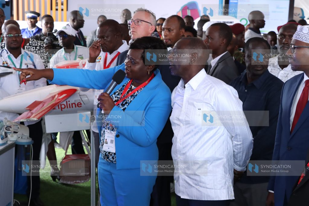 President William Ruto and Homa Bay Governor Gladys Wanga