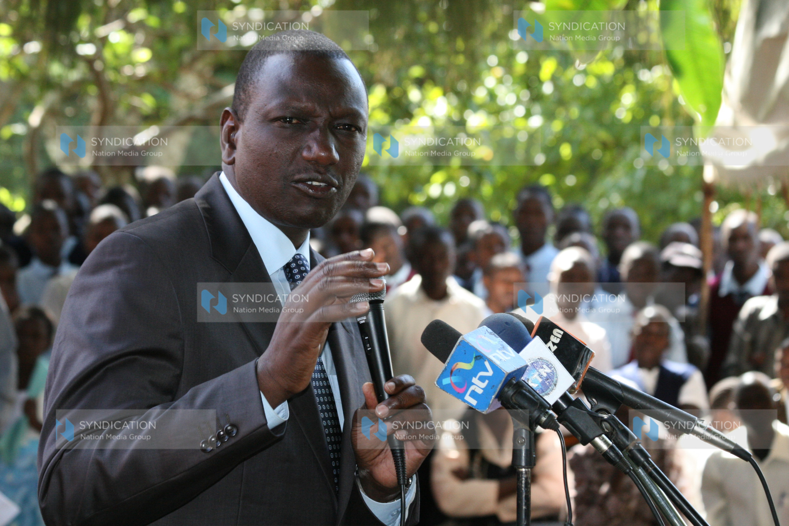 Suspended Higher Education Minister William Ruto