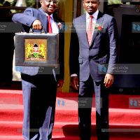 Henry Rotich (left) and his Devolution and Planning counterpart Mwangi Kiunjuri