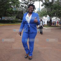 Homa Bay Woman Representative Gladys Wanga at the Bomas of Kenya