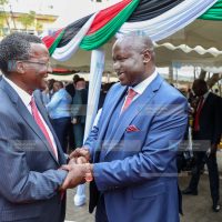Kisumu Senator Prof Tom Ojienda and former chief justice David Maraga