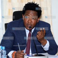 Narok Senator Ledama Ole Kina speaks