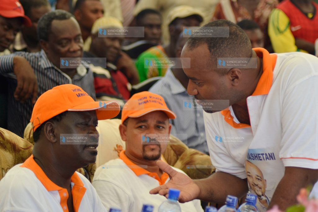 Campaign rally for Cord Candidate Hatib Mwashetani in Shimoni, Kwale County