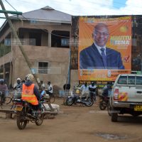 Taita Taveta County Governor John Mruttu’s campaign billboard