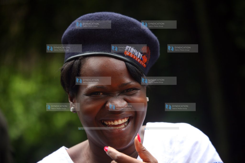 Homabay Women Rep Gladys Wanga at Okoa Kenya Secretariat
