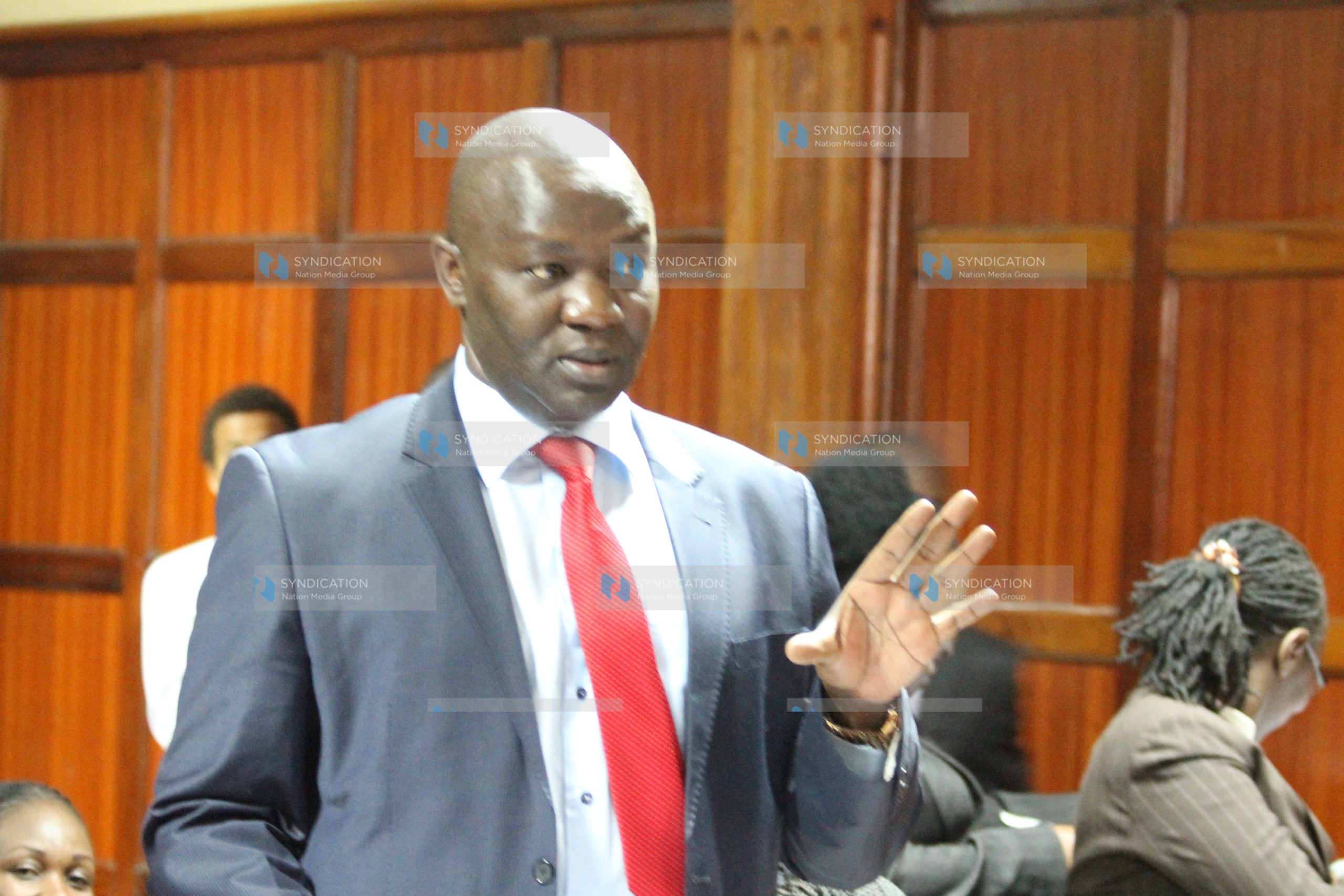 Lawyer Tom Ojienda representing Dr Susan Mboya