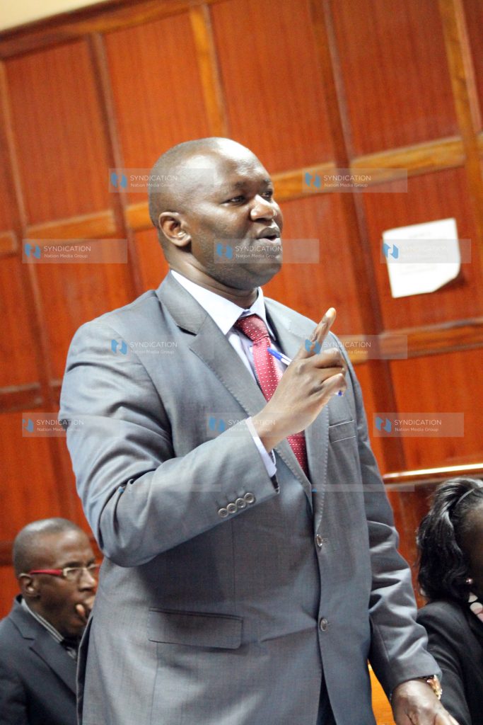 Lawyer Tom Ojienda representing Nairobi Governor Evans Kidero