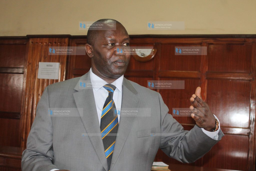 Senior Counsel Tom Ojienda addressing the court