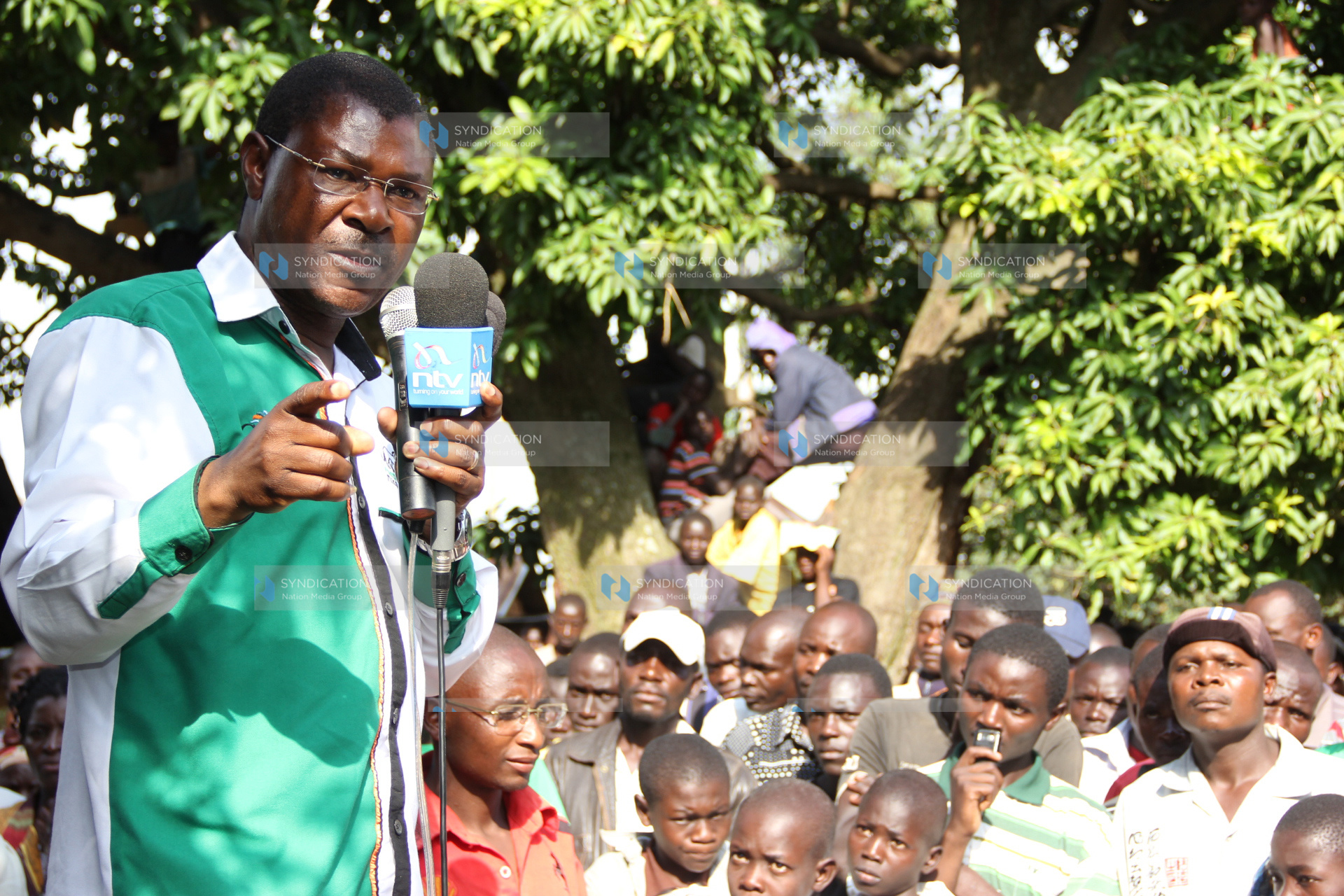 Moses Wetangula, Ford Kenya candidate for the Bungoma Senate seat