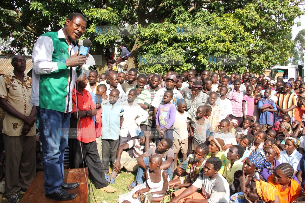 Moses Wetangula, Ford Kenya candidate for the Bungoma Senate seat