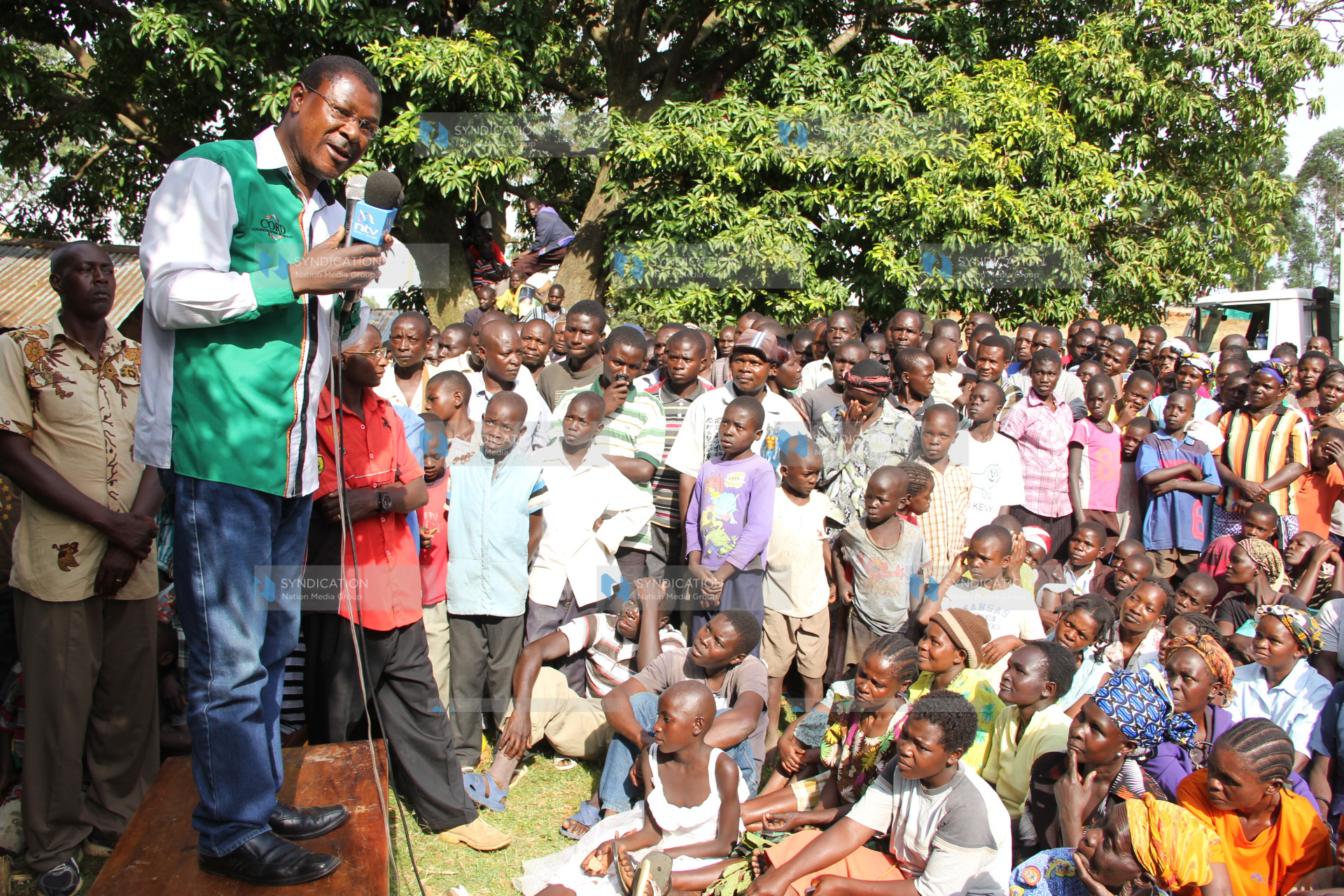 Moses Wetangula, Ford Kenya candidate for the Bungoma Senate seat
