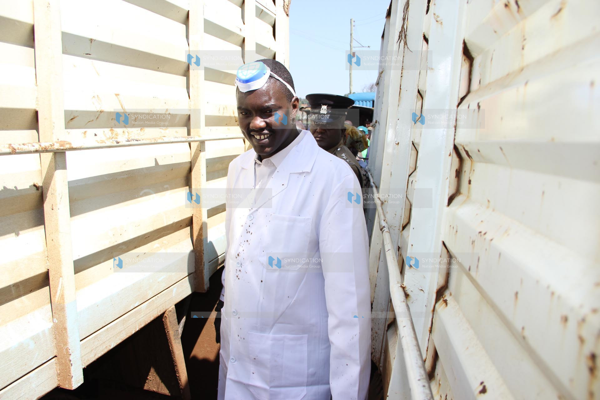 A clean-up exercise at Eldoret market