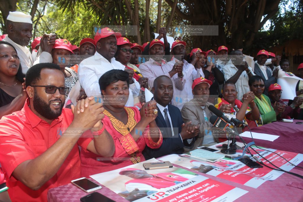 NASA leaders and their supporters