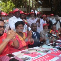 NASA leaders and their supporters