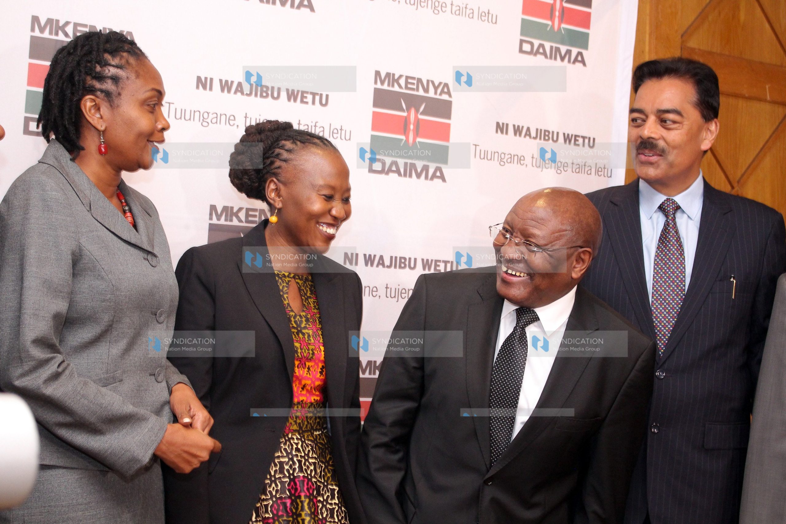 A press conference at a Nairobi hotel