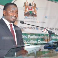 Devolution and Planning Cabinet Secretary Mwangi Kiunjuri