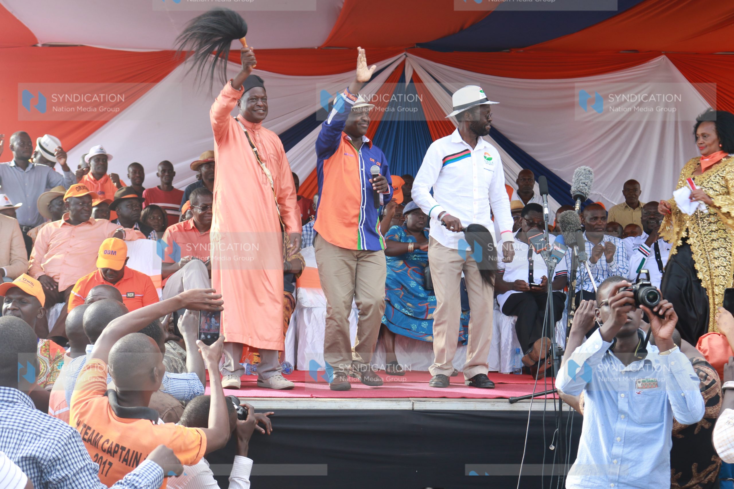 Campaign rally at Rabuor in Kisumu