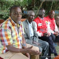 Kiraitu Murungi, Meru Senator, with Mithika Linturi, Igembe South MP, Maoka Maore, Igembe North candidate