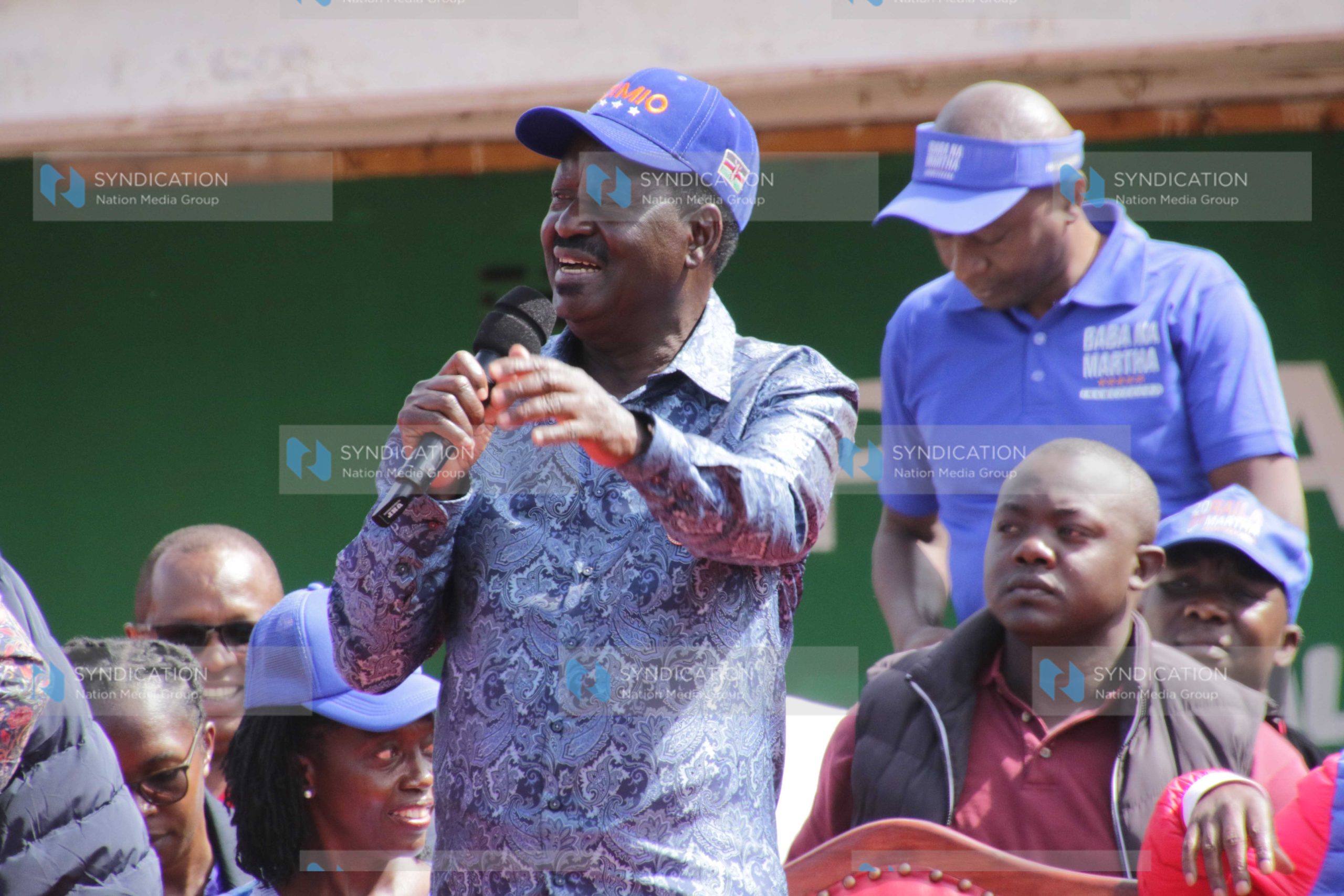 Azimio la Umoja presidential candidate Raila Odinga