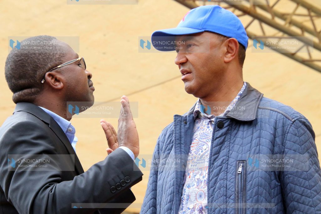 Murang’a Governor Mwangi Wa Iria and former Gatanga MP Peter Kenneth