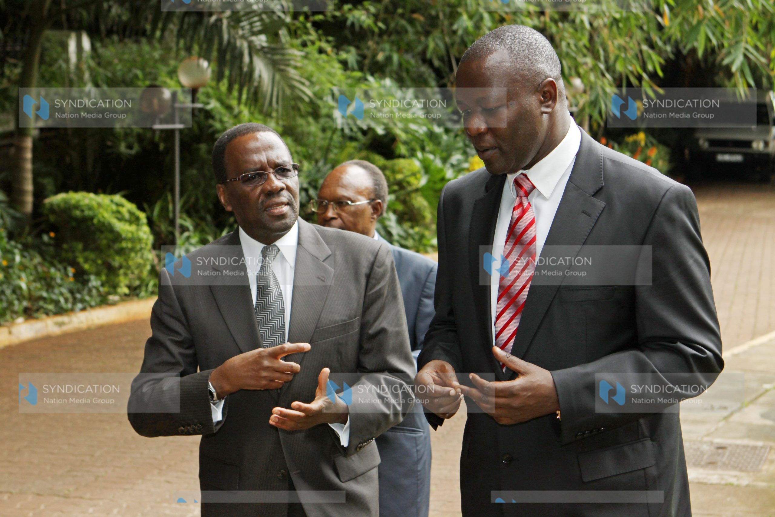 Chief Justice Dr Willy Mutunga with Tom Ojienda