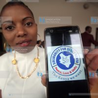 Eunice Steve, a member of the youth organization Solidarity for Peace Kenya