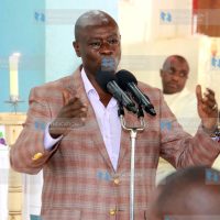 Rigathi Gachagua addresses the faithful at St Charles Lwanga Kahiraini