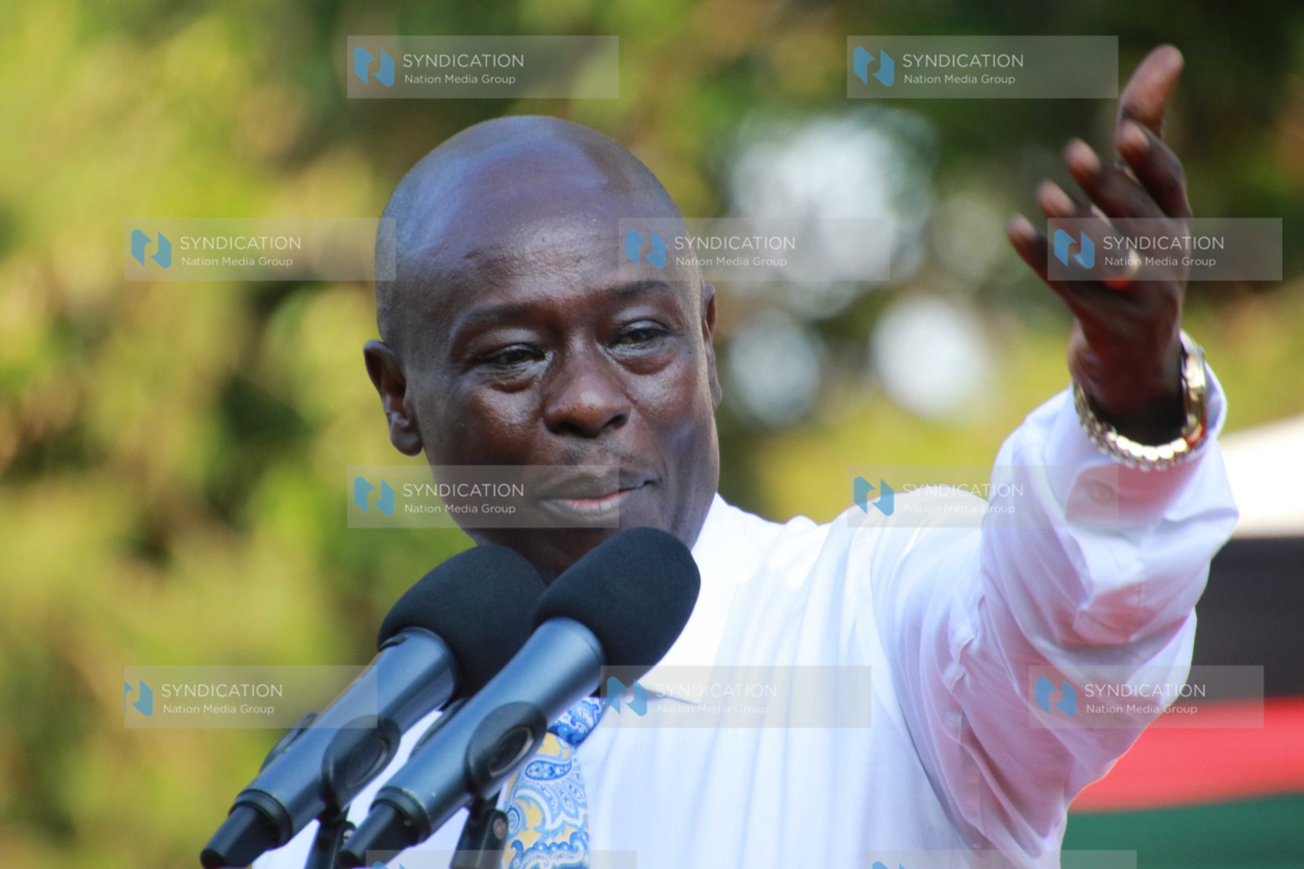 Deputy President Rigathi Gachagua addresses parents and students