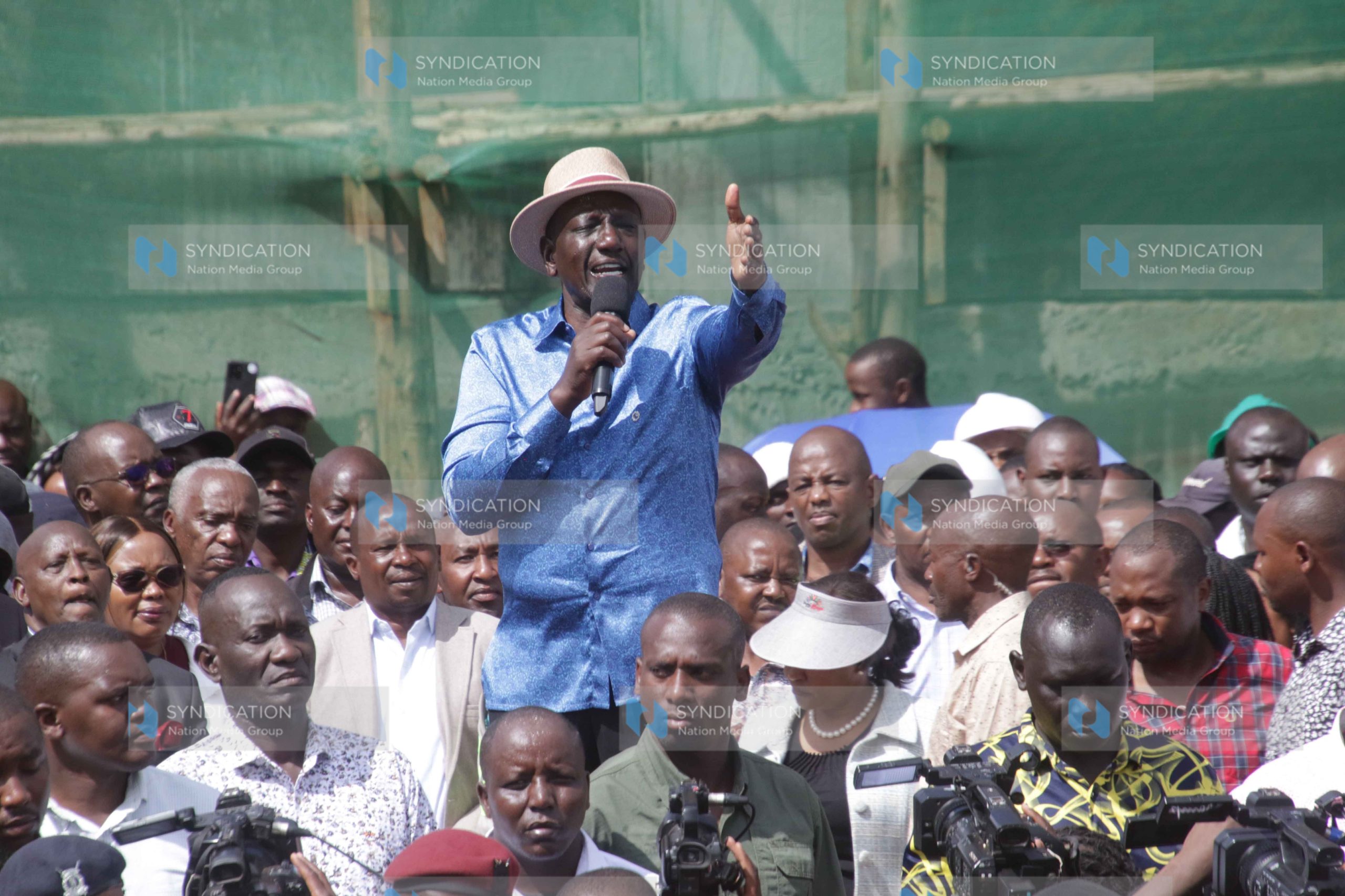 President William Ruto addresses Kenyans in Nyeri town