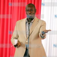 Deputy President Rigathi Gachagua addresses wananchi at Sagana State Lodge