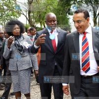 Prize giving ceremony at Birithia girls' secondary