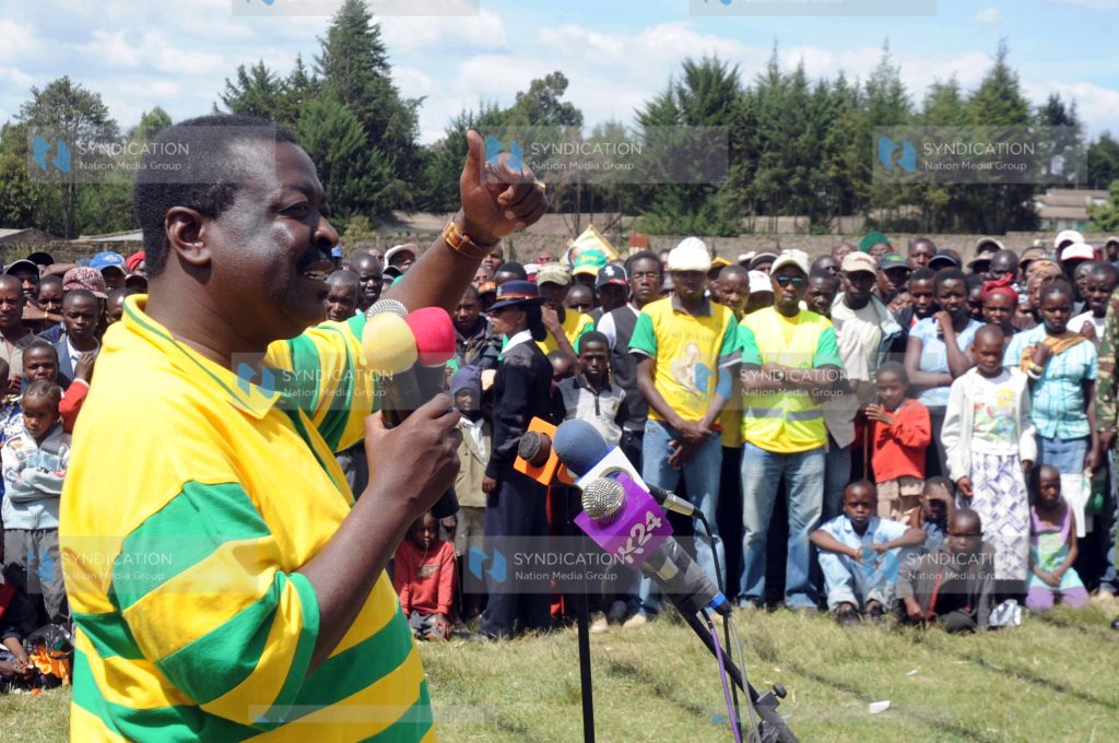 Amani Coalition presidential candidate Musalia Mudavadi
