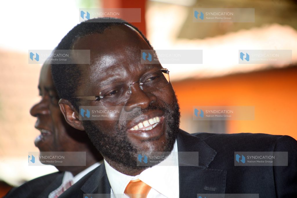ODM Secretary General Prof Anyang’ Nyong’o, addresses a media briefing