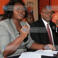 Homa Bay County women’s representative Gladys Wanga and South Mugirango MP Manson Nyamweya