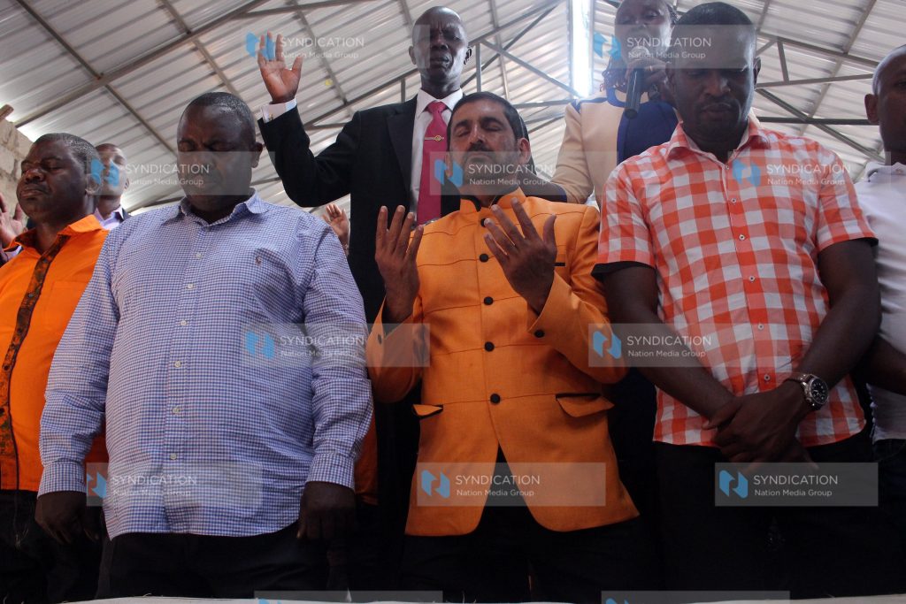 Prayer service on Sunday