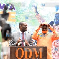 Meeting with a delegation from Kiambu and press conference