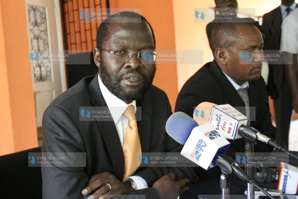 ODM Secretary General Prof Anyang’ Nyong’o (left)