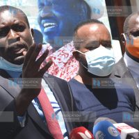 ODM Secretary General Edwin Sifuna (left)