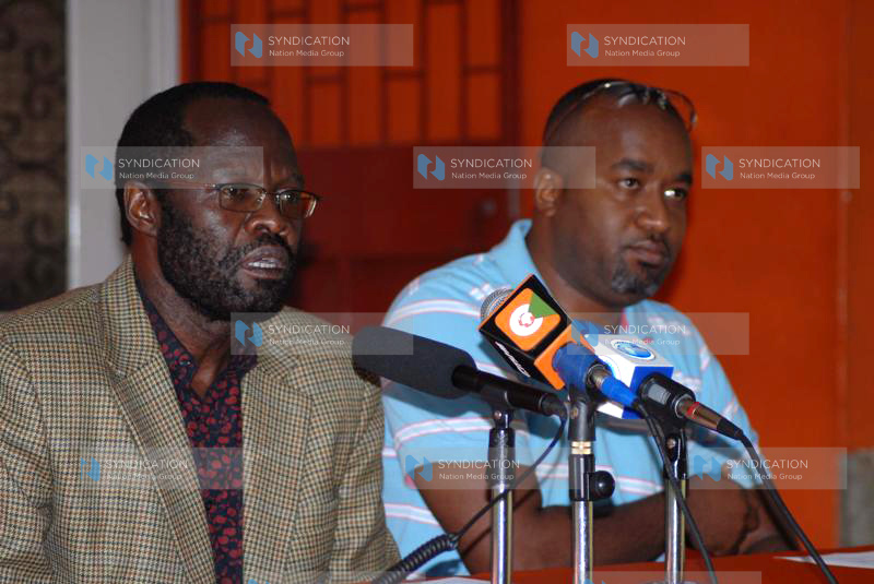 A press conference at Orange House