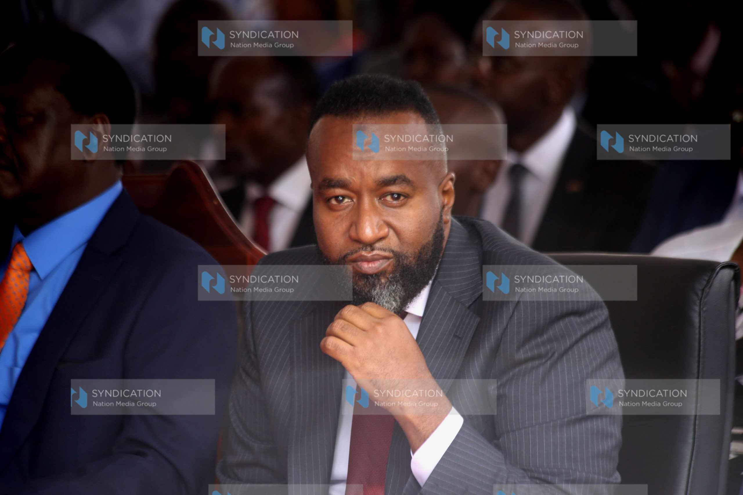 Mombasa Governor Hassan Joho at the opening of Chungwa House