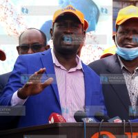 ODM Secretary General Edwin Sifuna (Centre)
