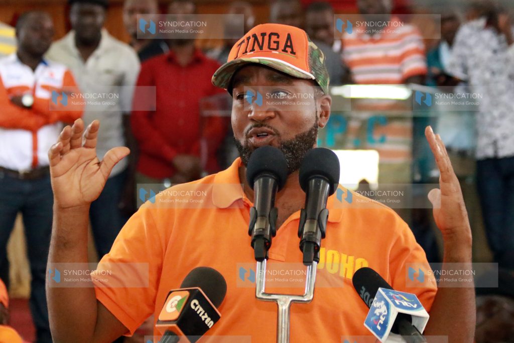 Governor Ali Hassan Joho addresses Kisumu residents