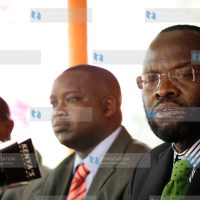ODM secretary general Anyang Nyong'o (right)