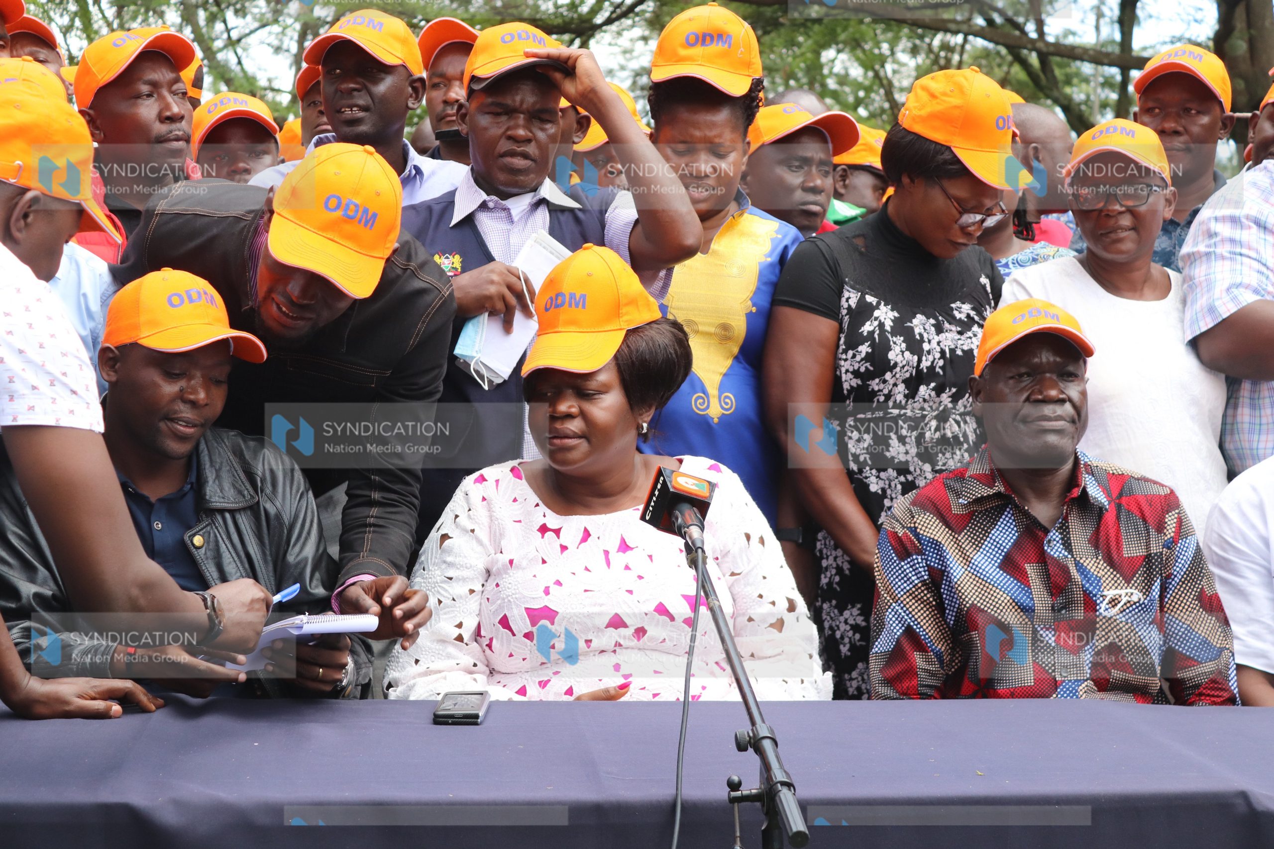 Homa Bay Woman Representative Gladys Wanga, former Kasipul MP Oyugi Magwanga