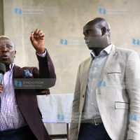 Maina Kamanda (left) and ODM candidate for the Kibra Parliamentary seat