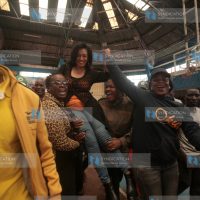 Esther Passaris celebrates with her supporters