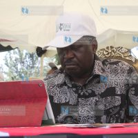 CORD leader Raila Odinga meets Nyanza and Western Kenya MCAs at Wigot Gardens in Kisumu